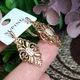 Серьги Xuping Jewelry длина 2.9см ширина 1.4см медицинское золото позолота 18К с1677 - изображение 2