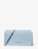 Сумка MICHAEL KORS Jet Set Travel Woven Signature Logo Crossbody Bag 35S6STVC8B pale ocean блакитна - зображення 1