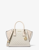 Сумка MICHAEL KORS Avril Small Logo and Leather Satchel 35F4G4VS1B LT CRM MULTI молочна - зображення 1