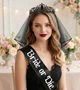 Комплект для тематичної вечірки у стилі Bride or Die One Size Чорний (17017) - изображение 1