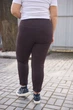 Женские спортивные брюки из трикотажа двунитка демисезонные Aksan 22.1530 50(2xl) коричневий - изображение 2