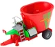 Zabawka LEAN Toys Traktor Rolniczy Farmerski Z Przyczepą Mieszalnik Paszy 50cm Zielona (5905991060543) - obraz 3