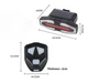 Задній ліхтар EsLNF з поворотами пластик USB, чорний (5510B) - зображення 2