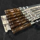 Набір шампурів VIKING CREATE Компакт Плюс піксель 9 в 1 довгі коричневі шампури (TC-025) - зображення 3