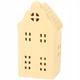 Світильник декоративний керамічний Будиночок Home Accents 15 см Жовтий - зображення 1