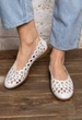Балетки ажурні DJUS SHOES натуральна шкіра Білий 39 розмір (26 см.) - изображение 4