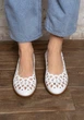 Балетки ажурні DJUS SHOES натуральна шкіра Білий 39 розмір (26 см.) - изображение 5