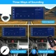 Автомагнітола CAMECHO A3247 / 10.26" / Сенсорна / Apple CarPlay / Android Auto / Bluetooth / WI-FI / FM / USB / AUX / TF slot b5 - Б/В - зображення 6
