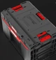 Ящик для инструментов Qbrick пластик 587х380х340 мм черно-красный (701702) - изображение 4