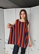 Блузка майка жіноча без рукавів в смужку Only Cиня 16752 4XL (укр 56-60) - зображення 8