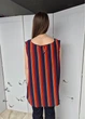 Блузка майка жіноча без рукавів в смужку Only Cиня 16752 4XL (укр 56-60) - зображення 9
