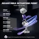 Магнитная клавиатура ATTACK SHARK R85 HE Grey Gradient, Hall Effect, Rapid Trigger, 8000 Гц опроса, RGB подсветки - изображение 2