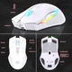 Ігрова бездротова мишка Onikuma C-105 Pro з RGB підсвіткою, 2.4GHz, 600-3600 DPI, 7 кнопок, безшумна миша для ПК та ноутбука, біла - зображення 6