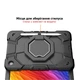 Противоударный чехол Shockprof Hybrid 360° Stand на Samsung Galaxy Tab A11 8.7" (LTE 4G SM-X135 / Wi-Fi SM-X130) Чёрный - изображение 4