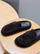 Чоловічі мюлі H (Hermes) Эрме замшеві, коричневого кольору натуральна шкіра, літні сабо 44 розмір - зображення 5