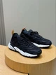 Чоловічі кросівки Louis Vuitton VNR чорного кольору, текстиль flyknit, масивна біла підошва 41 розмір - зображення 1