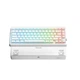 MCHOSE G75 V2 White механическая клавиатура 75% Gasket Mount RGB аккумулятор 10000 mAh - изображение 1