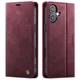 Чехол-книжка CaseMe RFID из нубука для iPhone 17 Бордовый - изображение 1