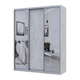 Шкаф купе Doros Сити Лайт Сосна Натти 1 ДСП / 2 зеркала 180х60х225 (DRS-011968) - изображение 3