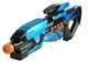 Kosmiczny pistolet zabawkowy LEAN Toys LED dźwięk 5 kolorów Czarny-turkusowy 549022 (5905323219496) - obraz 2