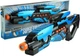 Kosmiczny pistolet zabawkowy LEAN Toys LED dźwięk 5 kolorów Czarny-turkusowy 549022 (5905323219496) - obraz 6