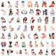 Аниме наклейки набор | Waifu stickers | Наклейки аниме для ноутбука, телефона, авто (anime girls, kawaii) 10шт - изображение 4