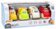 Zestaw samochodów LEAN Toys Autka Miejskie Dla Malucha — Napęd, Światła i Dźwięki 4 szt (ZES5905991087748) - obraz 1