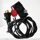 Стационарный комплект электроподключения 25А 220V для ТЭНа и регулятора мощности 4.5–6 кВт с каучуковым кабелем - изображение 1