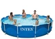 Бассейн каркасный Intex 210 круглый размер 366х76 см объем 6503л. Blue (42518) - изображение 1
