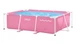 Басейн каркасний Intex 266 NP прямокутний розмір 220х150х60 см об'єм 1662л. Pink (150250) - зображення 1