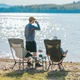 Стілець складаний ультралегкий Naturehike Yamami , розмір L, алюміній,Oxford 600D до 140кг, сірий - зображення 5