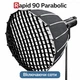 Софтбокс Rapid 90 Parabolic 16-кутний глибокий Bowens + соти - зображення 1