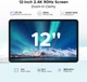 Планшет DOOGEE Tab G6 Pro 12" 2.4K Android 16 з клавіатурою, Helio G100, 36GB RAM, 128GB ROM, 4G LTE, 9000 mAh, 90Hz, AI Gemini - зображення 2