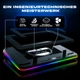 Охлаждающая подставка для ноутбука 15.6–17" с TurboFan, RGB, дисплеем KLIM - изображение 6