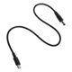 Кабель питания PD Type-C to DC 5.5x2.1mm (12V 3A Max), универсальный (Male to Male), 40mm, Black - изображение 2