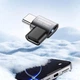 Адаптер ESSAGER USB-C Female to USB-C Male 7 Shaped USB 4.0 40Gbps 240W Gray (EOTG7-YH0G-P) - изображение 2