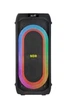 Портативная музыкальная Bluetooth колонка с караоке микрофоном NDR-717 50W с LED-подсветкой и 2 беспроводными микрофонами - изображение 1