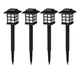 Вуличні садові сонячні світильники Solar Garden Lights X17 4 шт на сонячних батареях підсвічування газону - зображення 1