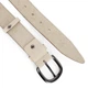 Ремень кожаный женский бежевый с цветами SF-3531 beige-2 (130 см) - изображение 5