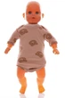 Боди с коротким рукавом в рубчик Babykroha с мишками коричневый 86 см (54675) - изображение 1