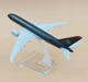 Колекційна металева лита модель пасажирського літака 1:400 Boeing 787 Royal Jordanian Airlines 16 см - зображення 6