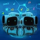 Игрушечный робот REMOKING интерактивный детский с голосовым управлением, записью и танцами, синий - изображение 4