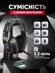 Наушники игровые проводные с микрофоном X13 RGB подсветка 3.5mm + USB - изображение 8