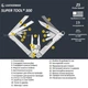 Набір Мультитул Leatherman Super Tool 300 Black 831151+Перехідник під біти + Комплект біт Bit Kit 2 половини - изображение 2