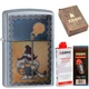 Комплект Zippo Запальничка Zippo 207 CLASSIC Козак + Подарункова упаковка + Бензин + Кремні - изображение 1
