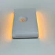 Нічник LED акумуляторний Smart Night Light з датчиком руху, бездротовий світильник з теплим світлом 2700К, настінна лампа з автоматичним та постійним режимом світіння для кімнати, коридору та шафи Білий, HA-182-White - зображення 6