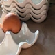 Подставка для яиц керамическая 9 ячеек White Gloss 14х14 см, Пасхальный декор и органайзер для яиц белый - изображение 4