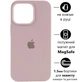 Чохол Silicone Premium case MagSafe з захистом камери та дисплея для iPhone 13 Pro Full Protective lavender 0750 - изображение 1