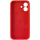 Чохол Silicone Premium case з захистом камери для iPhone 17 Full Camera Protective red 5767 - изображение 3