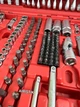 Набір інструментів 222 предмета INTERTOOL набір для ремонту автомобіля набір ключів набір головок - зображення 9